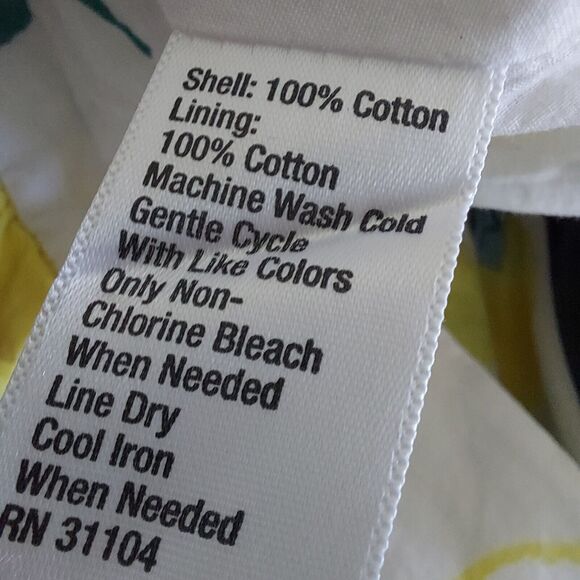 Cynthia Rowley Lemon Print Skirt Size 8 A-Line Flare White - Picture 10 of 10